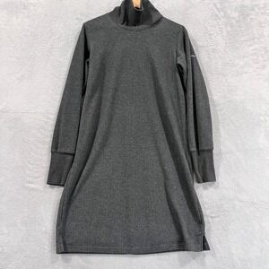 blue long sleeve turtleneck dress Turtleneck Dress